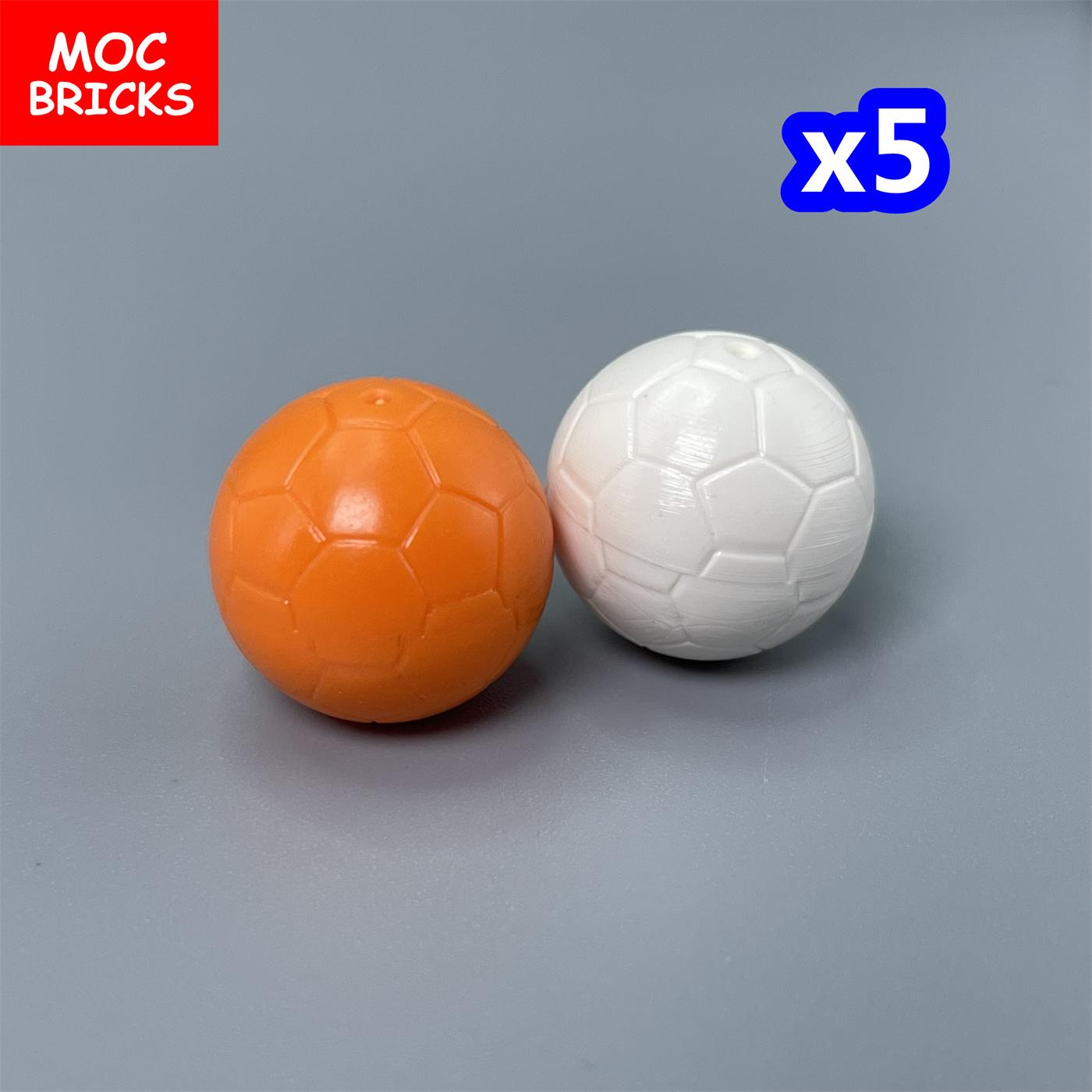 

MOC Bricks Ball Plain Football Soccer DO-IT-YOURSELF Goal 72824 1.75 x Base Plate 32x32 Works With Constructing Blocks Playthings Ideal For
