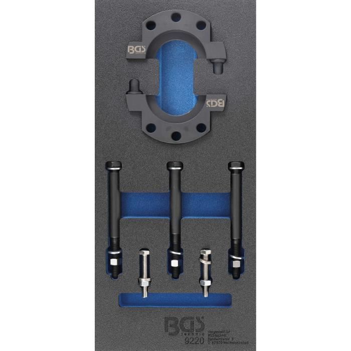 Outil de démontage - bgs - ford transit - retrait bague de roulement - 1660 g - 3 outils inclus