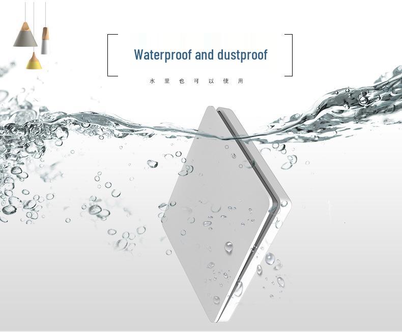 Întrerupător de lumină wireless cu auto-alimentare cu buton mare - Nu necesită cablare sau baterii