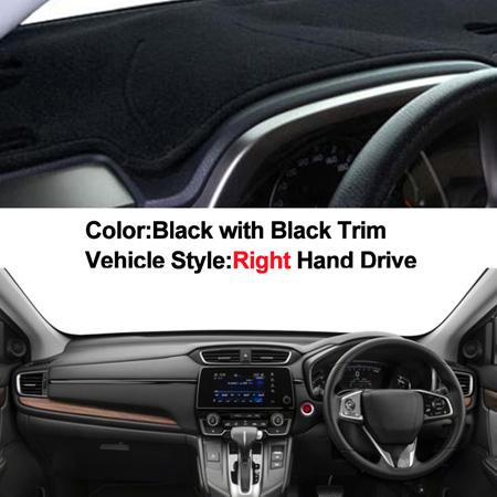 Car Dashboard Cover For Honda CRV 2017 2018 2019 Dash Mat Pad Dash Board Cover Carpet Auto Sun Shade DashMat Car Styling
