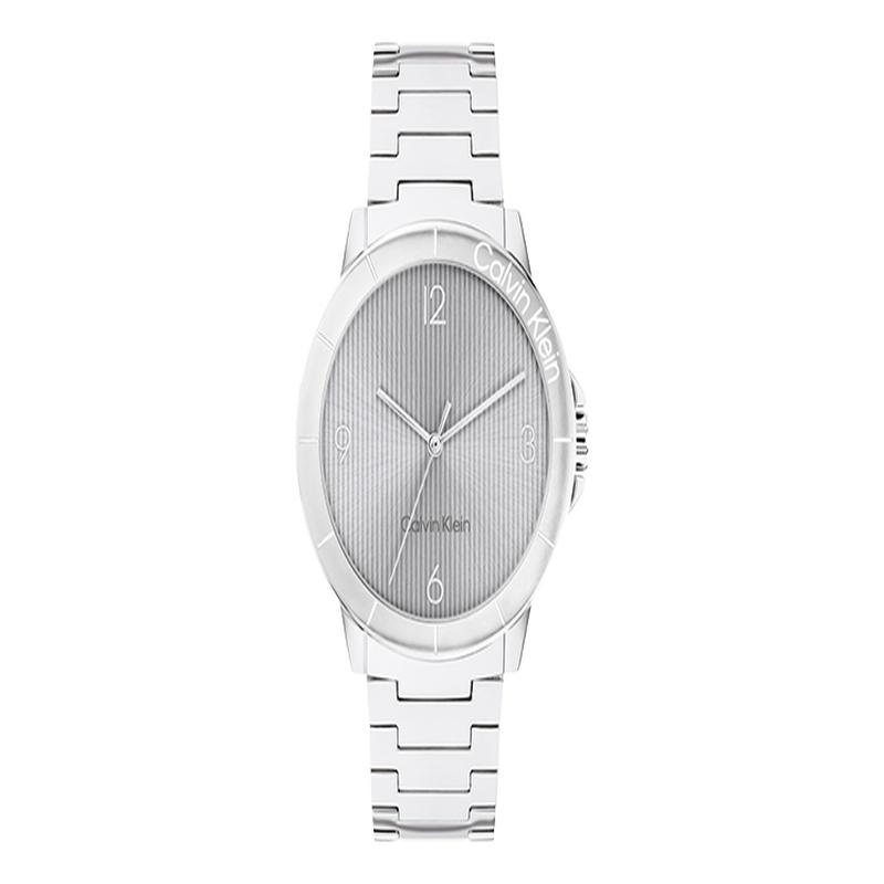 CALVIN KLEIN watch quartz movement steel strap silver dial women s watch simple fashionable women s watch 25100022 кварц
