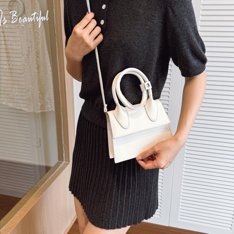 Foreign style small bag 2025 new Mori sweet girl candy color hand bag trendy versatile messenger small square bag