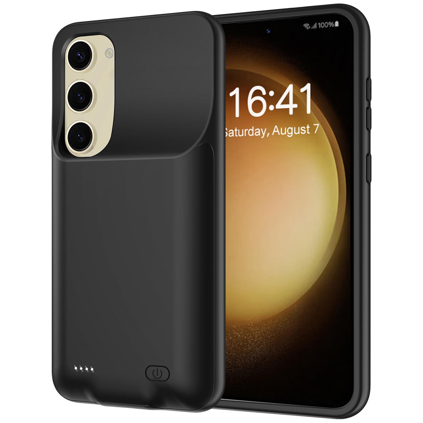 

Для Samsung Galaxy S23+ 10000 мАг Акумуляторна Розширена Батарея TPU+ABS Чохол для Заряджання Задньої Панелі Телефону A