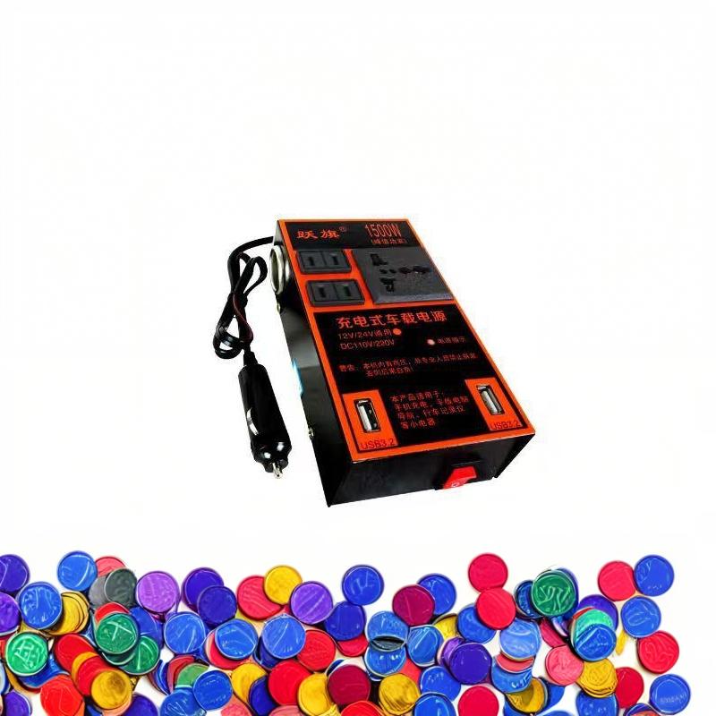 Multifunctional Car Power Inverter 12V 24V To 220V Portable 1PCS Converter for Outdoor Travel Emergency Use