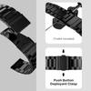 22mm Metal Chain Watch Bands Strap Compatible with Samsung Galaxy Watch Huawei Honor Watch