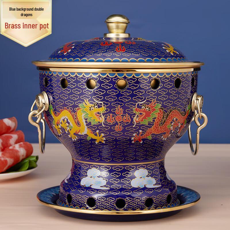 Individual Enamel Copper Hot Pot