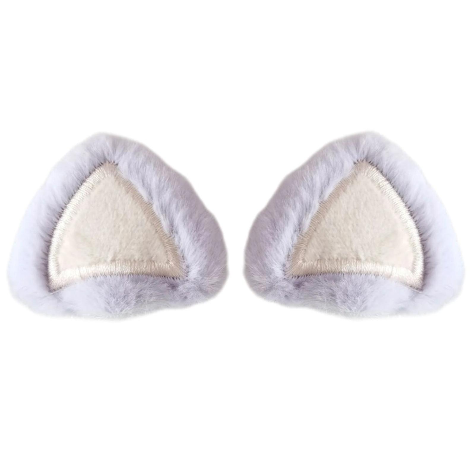 

Handmade Cats Ear Padded Appliques Craft Decoration Clothes Accessories for Fun Dress Up Occasion