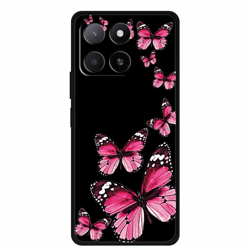 For Motorola G86 G56 Phone Case G 86 G 56 Coque Black Silicone Soft Back Cover For Motorola G86 Power Edge 60 60S Case Cartoon