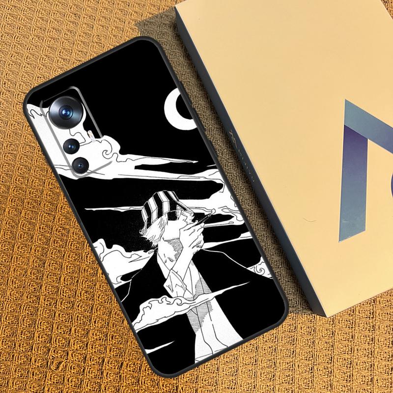 Black White Anime Bleach Case For Xiaomi 12T 11T Pro 13 11 12 Lite POCO F5 X5 Pro X3 Pro F3 M5 POCO F5 X4 F4 GT Cover