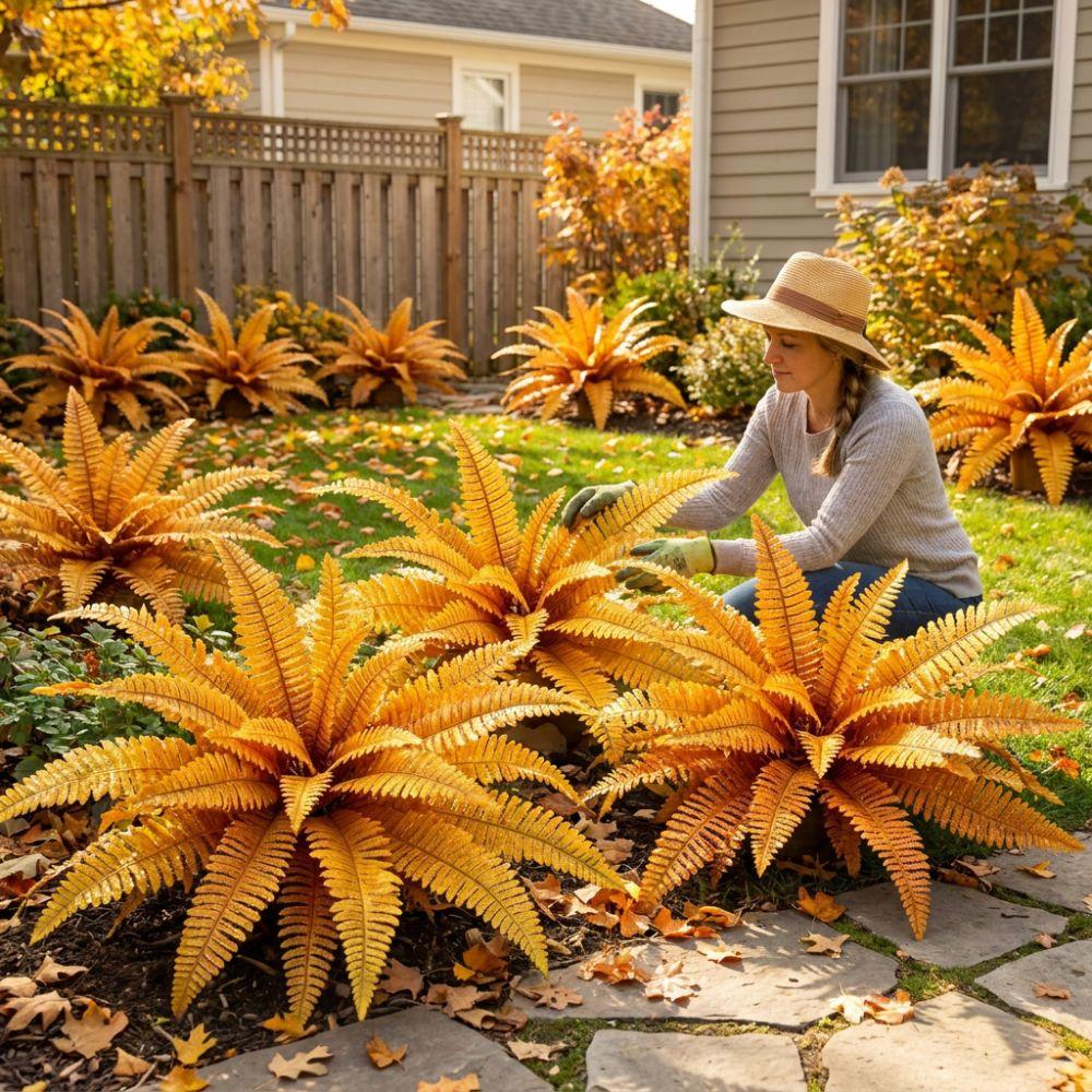 18 Leaves Fake Fern Plants Lifelike Artificial Palm Tree Home Party Decor