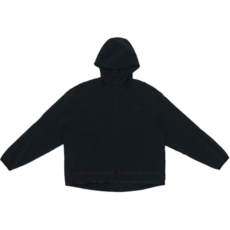 Anta Letter Zipper Hooded Versatile Casual Jacket Unisex jackets 172621601V-1 XS