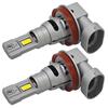 2 Pcs H11 LED Bulbs 12V CANBUS CSP Short 6000lm New Off-Road
