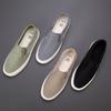 Comfort Mens Walking Shoes New Arrival Casual Flats Hot Sale Handmade Loafers Driving Shoes Breathable Soft Male Canvas Footwear