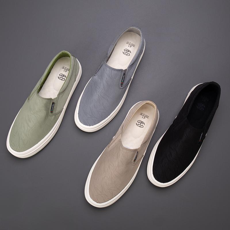 Comfort Mens Walking Shoes New Arrival Casual Flats Hot Sale Handmade Loafers Driving Shoes Breathable Soft Male Canvas Footwear