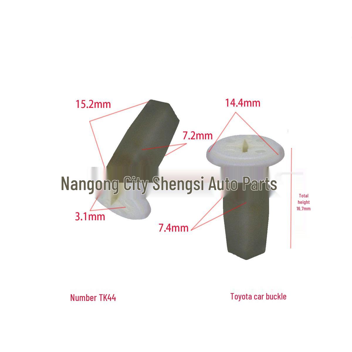 

Universal Self-Tapping Screw Seat Clip for Honda/Toyota Trim Panels 10000 pcs