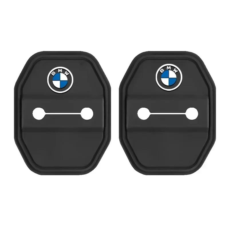 -2/4Pcs Silicone Car Door Lock Buckle Car Door Latch Mute Damping Cushion For BMW E34 E46 E39 E38 E90 E60 E36 F30 F30 F10 E92 E3