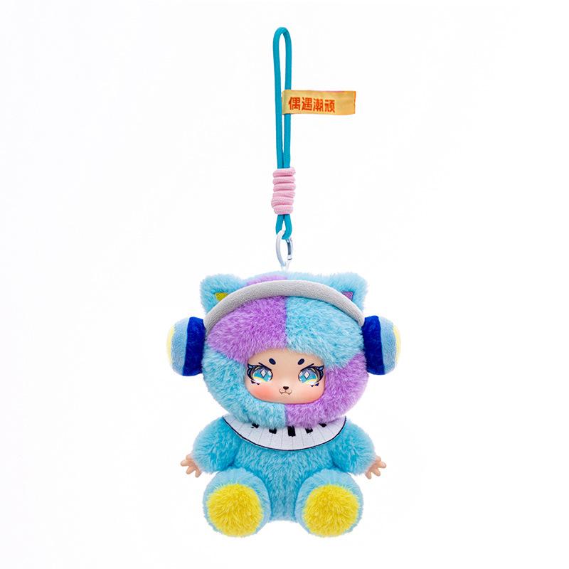 Vinyl Face Witch Doll Plush Toy Girl Birthday Gift Qixi Festival Event Gift Desk Companion