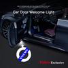 2PCS Auto Wireless Door Led Welcome Light Projection Lamp Light Decorative Accessories For  Volvo V60 V40 XC90 S60 C30 XC60 V50 HD0
