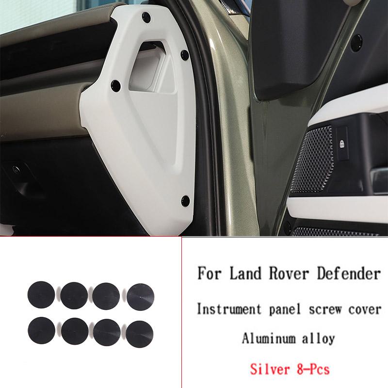 Für Land Rover Defender 110 130 2020-2024 Aluminiumlegierung Auto Türschrauben Schutz Dekorative Abdeckungen Verkleidungen Autozubehör