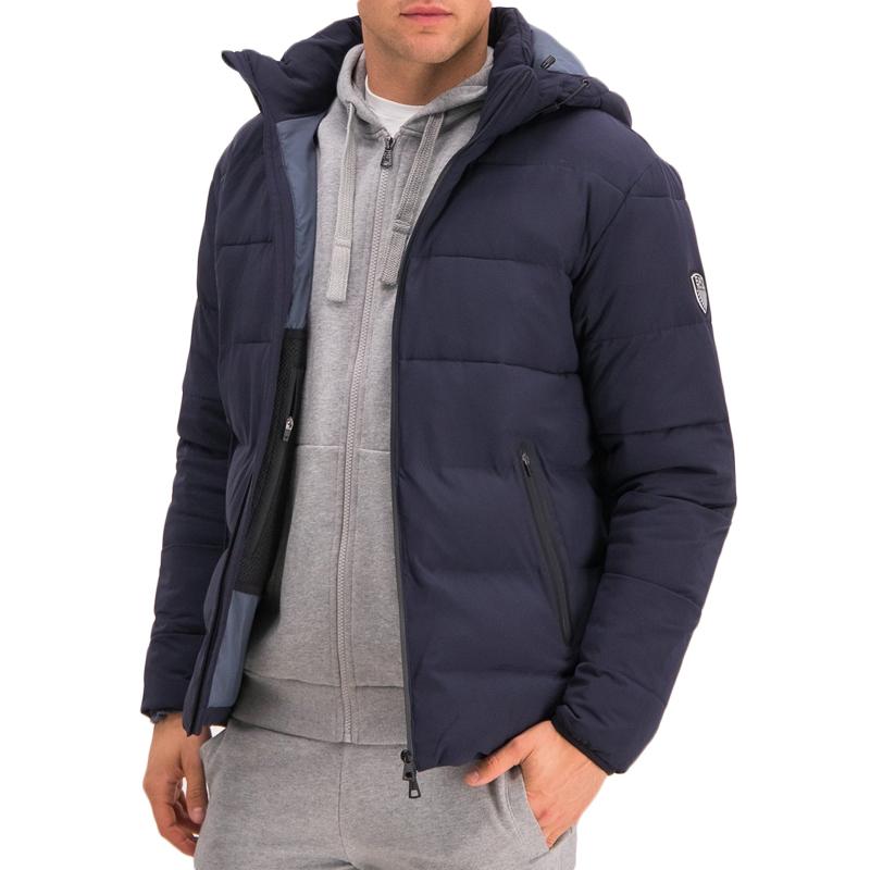 Emporio Armani EA7 Puffer Jacket Men's Navy Blue 6GPB23-PNB7Z-1578