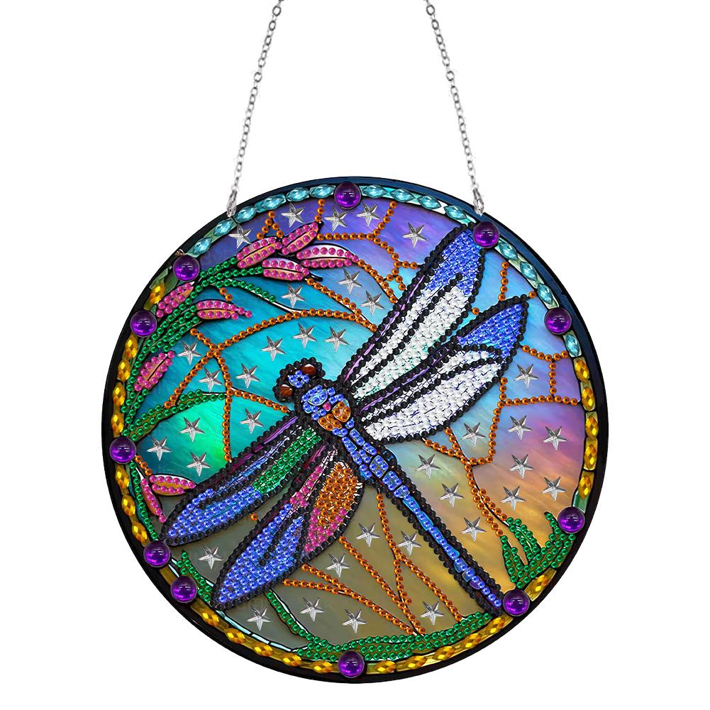 Diamond Drawing Pendants Special Shape DIY Colored Imitation Glass Art Diamond Art Kits Wall Decoration for Living Room Bedroom