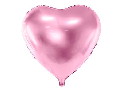 Balon Foliowy Serce Różowy  61Cm