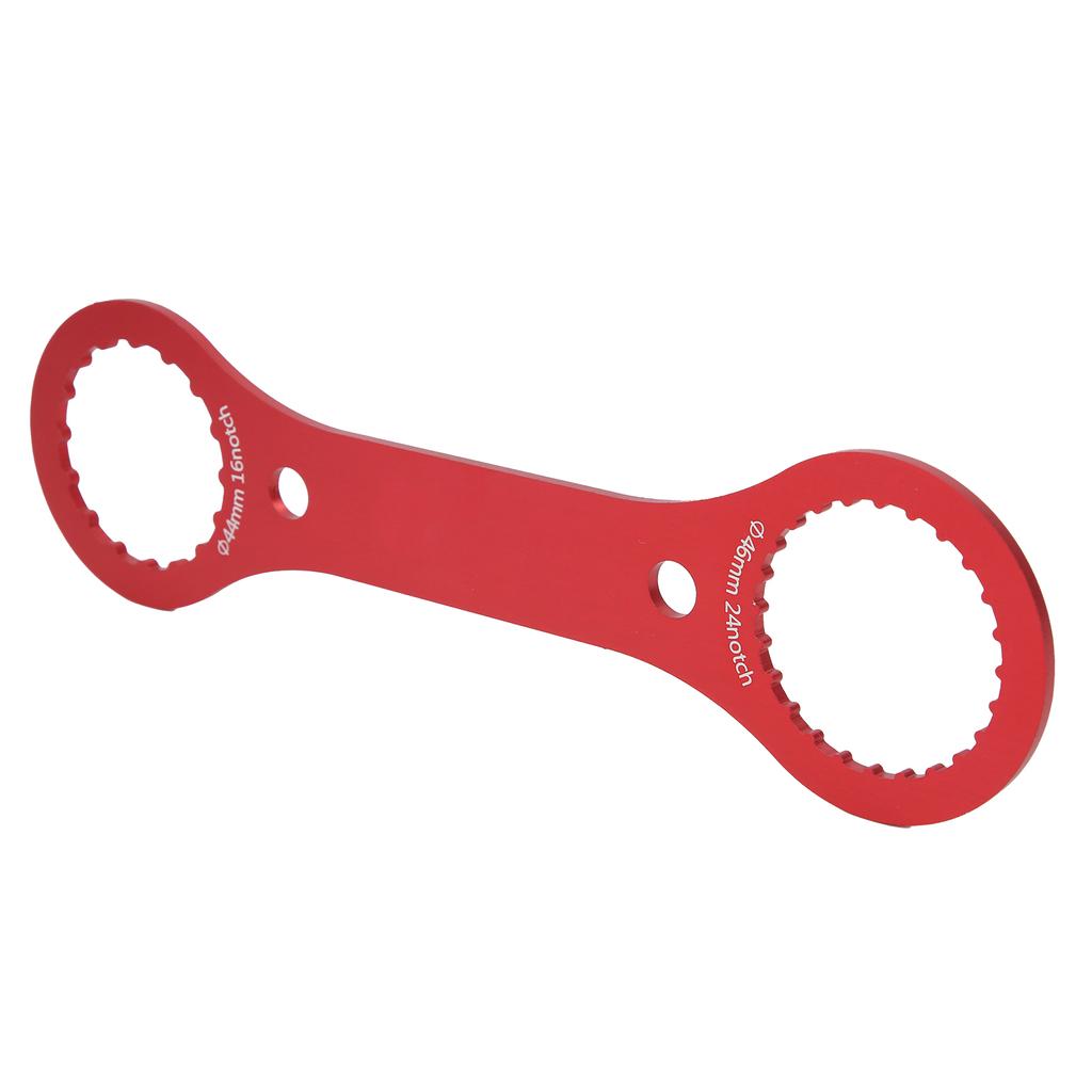 Sykkel-BB-nøkkel Kranklagerverktøy 44 mm 46 mm 16 24 Hakk BB-installasjonsfjerner Rød