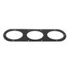 2Pcs Universal Aluminium Car Rear Bumper Race Air Diversion Diffuser Panels