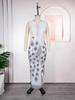African Print Vest Dress: Women's Fashion Commuting Hip-Hugging Skirt, European and American Style.