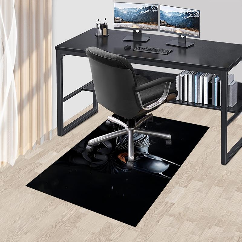 

Batman,Cape Office Carpet Chair Mats, Home Decor Dormitory Floor Protector With Anti-Skid Backing, Large Area Coverage, Christmas Decoration 60cm by 90cm