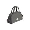 New Adidas Polyurethane Bowling Bag, Shoulder Bag, Handbag Regular Women's Charcoal Gray & White IN9112