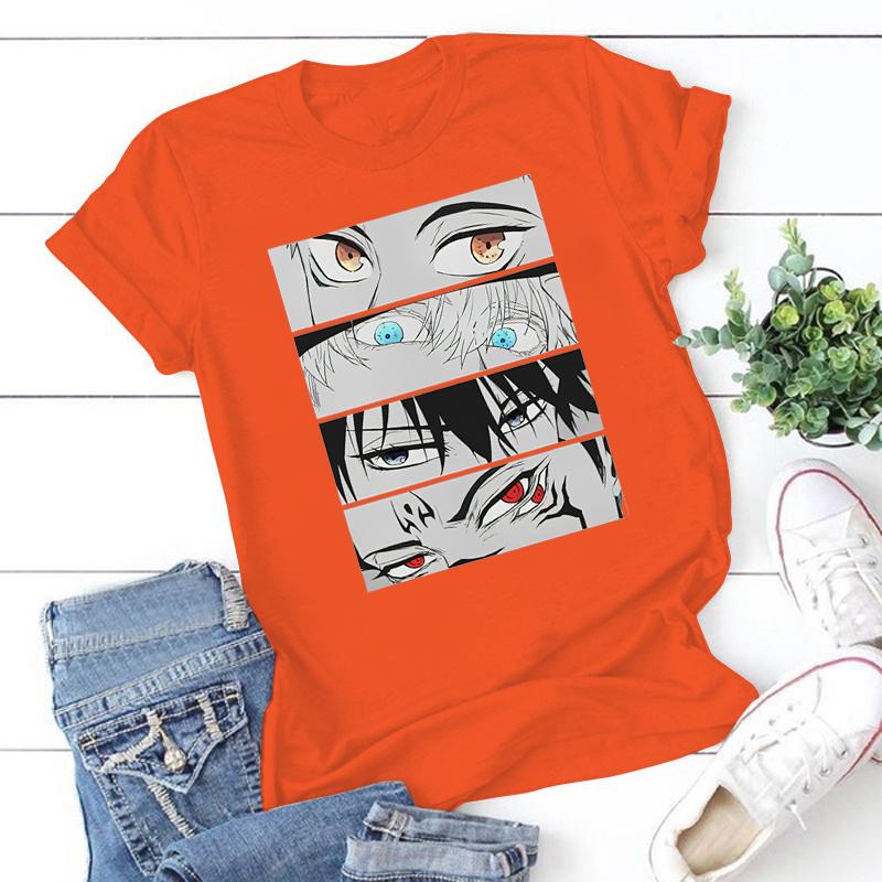 Japanese Anime Printed T-shirt Short-sleeved Women and Men Casual T-shirt