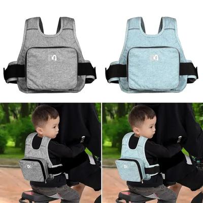 Cinto de segurança para motocicleta infantil, cinto de segurança universal para crianças, cinto de segurança ajustável para crianças de 2 a 12 anos