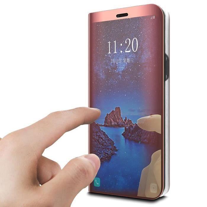 Samsung Galaxy S9 Plus Mirror Case Shockproof Clear View Case Cover Flip Case for Samsung Galaxy S9+ - Juanstar1907981