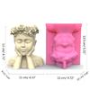 Wreath Girls Pen Holder Pot Mold Succulent Planter Silicone Mold for DIY Decor