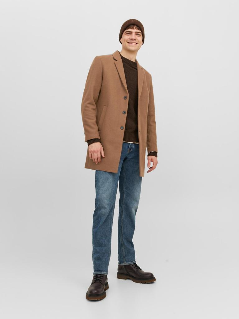 Зимняя куртка Jack & Jones Jjemorrison Wool Coat SN (12239008) Jjeharrison (12263845) khaki