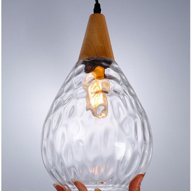 Modern Creative European Water Wave Glass Chandelier LED E27 Living Room Dining Room Kitchen Cafe Interior Lighting Fixture