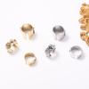 Fashion Trend Personalized Retro Old Three-dimensional Geometric Opening Ring Casual Versatile Temperament Jewelry