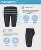 2024 Men's Sharkskin Swim Trunks with Cap - Five-Point Design