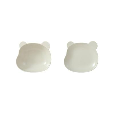 Erato Teddy 2-delig kinderservies, crème, kom + bord, Populaire Koreaanse ouderschapsartikelen