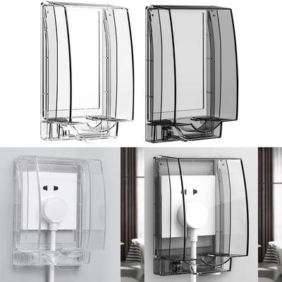 Splash-Proof Box Power Outlet Supplies Wall  Waterproof Box Switch Protective Cover Protection  Electric Plug Cover