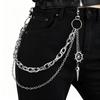 Gothic Dark Bird Beak Pendant Chain – Trendy European & American Hip Hop Pants Accessory for Halloween