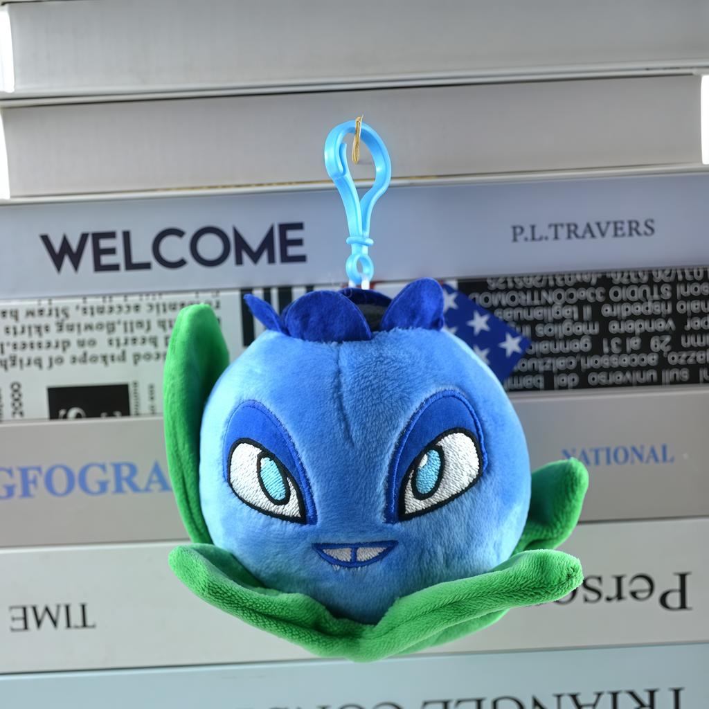 2025 New Style Plants vs Zombies Plush Pendant Cute SunFlower Peashooter Chomper Bag Keychain Decoration Stuffed Doll Kids Gift