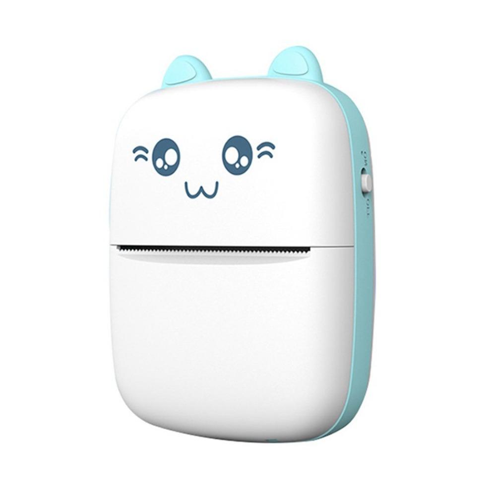 Cat Shaped Thermal Printer Portable Wireless Bluetooth Printer  Student