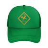 Chocobo Warning Sign Art Graphic Mesh Baseball Cap Casual Hat Outdoor  For Womens Unisex FeUnisex