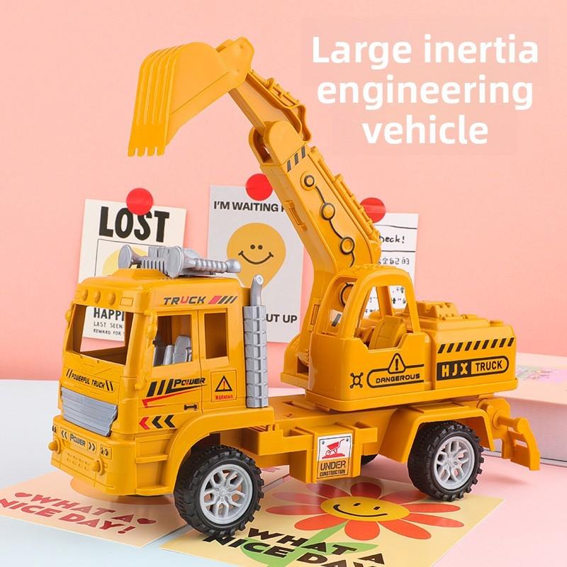 Simulation Excavator Mixer Truck Crane Dump Vehicle Toy With Construction Vehicles For Kids Play And Development