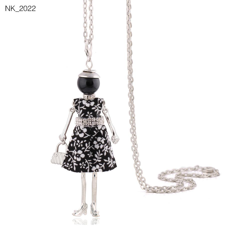 Cute Women Necklace Statement Lady Charm Long Trendy Necklace New Fashion Female Big Pendant Lovely Jewelry Gift