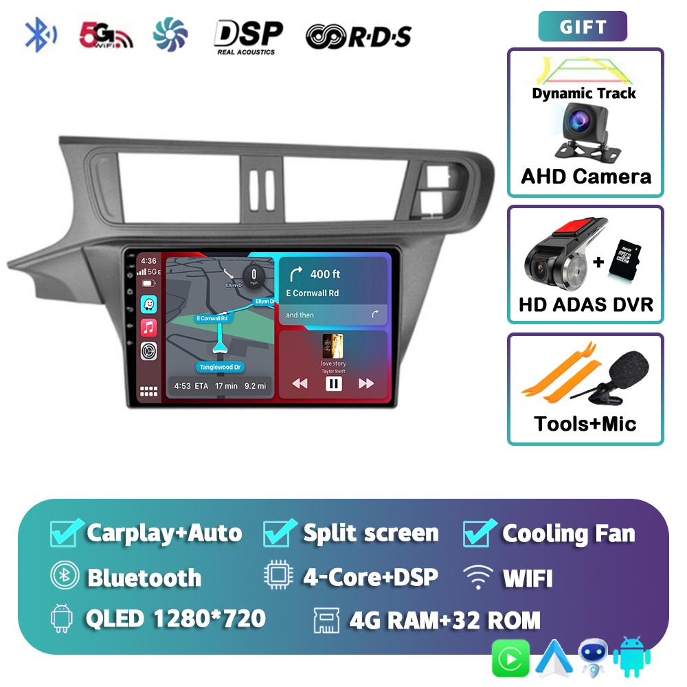 Android 14 Carplay Auto For Citroen C3-XR 2010-2018 Car Radio Multimedia Video Player Navigation GPS Stereo Head Unit Wifi+4G BT