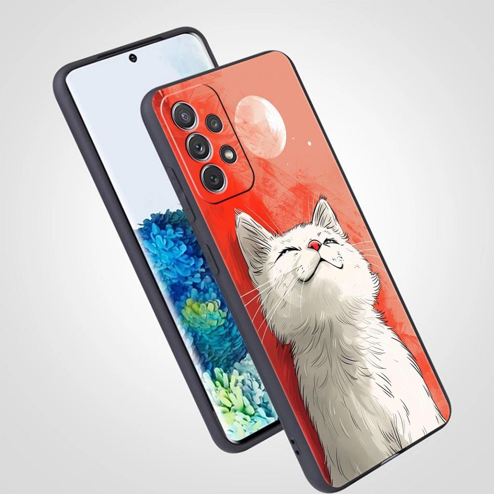 Daily Life of Cats Phone Case For Samsung Galaxy A17 A07 A55 A35 A25 A15 A05s A33 5G A31 A23 A21s A13 A41 A73 A53 A51 A71 Cover