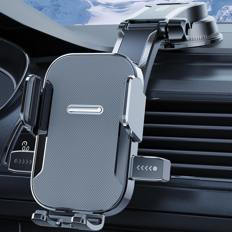 VAORLO Autotelefonhalter, Ständer, Armaturenbretthalterung, Universalhalter, Handy-GPS-Unterstützung, Mehrwinkeleinstellung für alle Smartphones